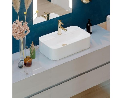 INFINITY SHELF Умывальник накладной 60 см ВКС Белый S1 (WB.CT/Infinity/60-C.Shelf/WHT.G/S1) WB.CT/Infinity/60-C.Shelf/WHT.