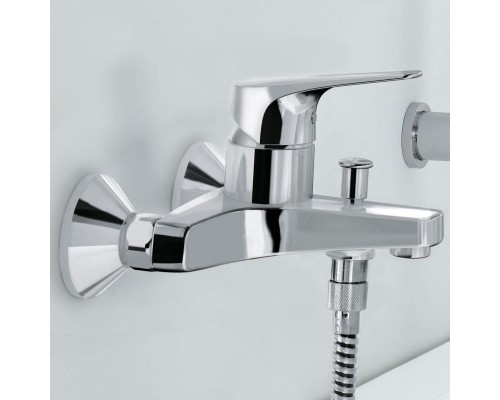 23756000 BauFlow Смеситель для ванны, хром 23756000