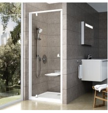 PDOP1-80 блестящая + стекло транспарент, Pivot душевая дверь одноэлементная 03G40C00Z1