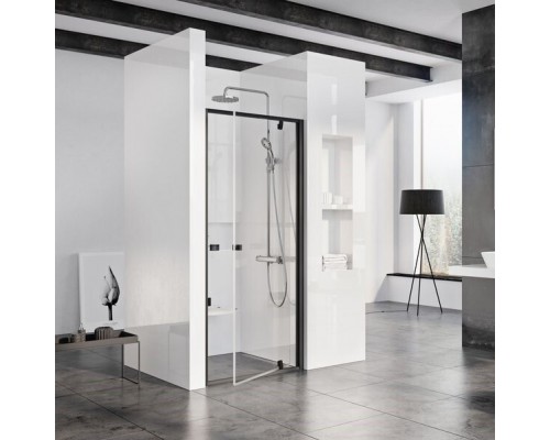 PDOP1-80 блестящая + стекло транспарент, Pivot душевая дверь одноэлементная 03G40C00Z1