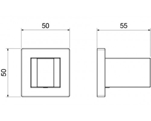 AQ2401MB держатель ручного душа, матовый черный AQ2401MB