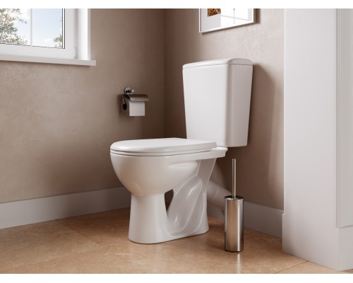 1P4008S0000BF Унитаз-компакт Орион белый, сидение полипропилен (арт. 188008S0020B0), кос вып 1.P400.8.S00.00B.F