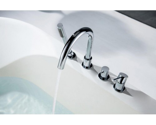 AQ1348CR ЕВРОПА смеситель на борт ванны на 4 отв. AQ1348CR