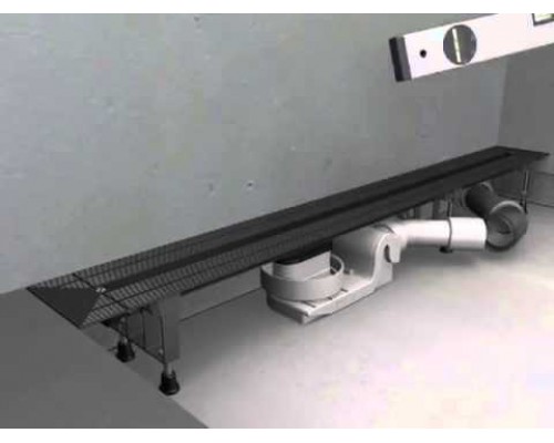 721671 Advantix Vario душевой лоток, проп. способность 0,55-0,6 л/с, L=300-1200, монтажная высота 70-95 мм 721671