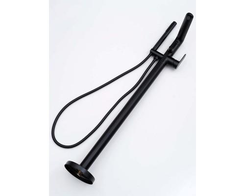 AQ1845MB НИКА смеситель для ванны напольный, матовый черный AQ1845MB