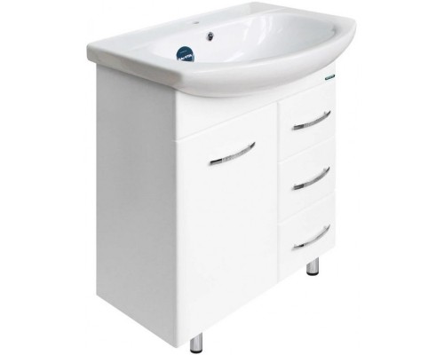 Тумба напольная Лагуна/3 + Умывальник ЛАГУНА 65 SET_Лагуна-3/Лагуна-65