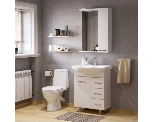 Тумба напольная Лагуна/3 + Умывальник ЛАГУНА 65 SET_Лагуна-3/Лагуна-65