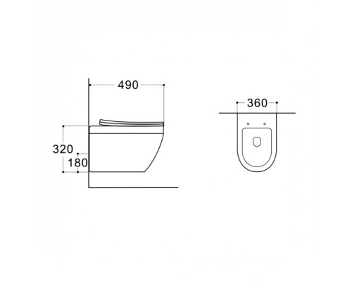 SET AQUATEK ЛЕЯ Т (рама AQUATEK Standard INS-0000012, клавиша KDI-0000016 ,KKI-0000002 крепёж+унитаз ЛЕЯ AQ1199T-00 с тонким сиденьем soft-close SET AQUATEK ЛЕЯ Т-016 4в1