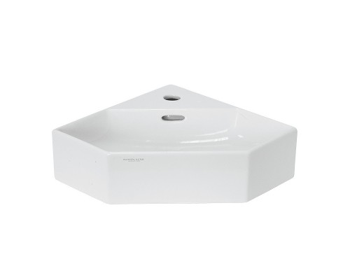 LINE 35 Умывальник угловой ВКС Белый S1 (WB.CR/Line/35-C/WHT.G/S1) WB.CR/Line/35-C/WHT.G/S1