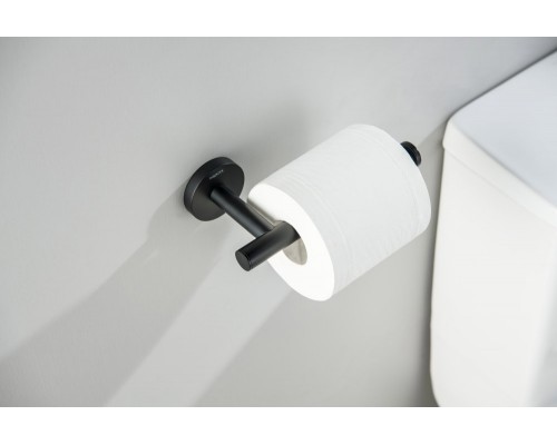 AQ4208MB ОБЕРОН бумагодержатель, матовый черный AQ4208MB