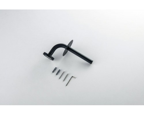 AQ4207MB ОБЕРОН бумагодержатель для запасного рулона, матовый черный AQ4207MB