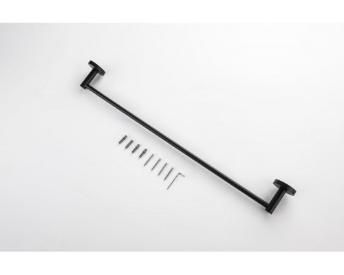 AQ4114MB ЕВРОПА полотенцедержатель 600 мм, матовый черный AQ4114MB