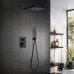 AQ1472MB ЛИРА Set 3 в 1 душевой комплект, матовый черный AQ1472MB