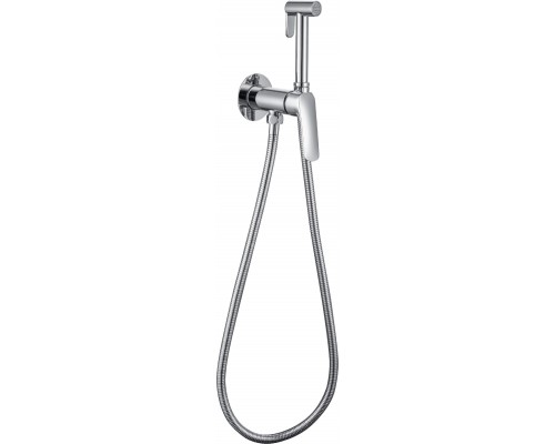 AQ1019CR ВЕГА комплект для гигиенического душа встроенный (смеситель + гигиеническая лейка + шланг) AQ1019CR