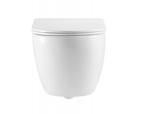 AQ1190T-00 ЕВРОПА Унитаз подвесной TORNADO безободковый 531360344мм, тонкое сиденье с механизмом плавного закрывания, крепеж AQ1190T-00