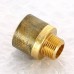 Переходник круглый НВ Viega 3/8" x 1/2" бронза