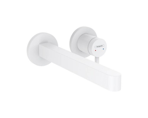 Смеситель для раковины, Hansgrohe, Finoris, цвет-белый матовый