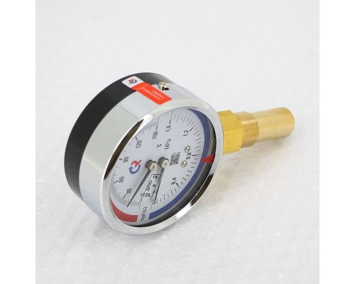 Термоманометр Росма ТМТБ- 31P.1 63/16 (1/2", 16 бар, 150'С, 2,5) радиальный