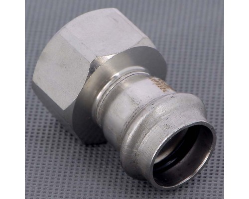 Муфта пресс-В нержавеющая сталь Sanpress Inox VIEGA 22х1" Муфта пресс-В нержавеющая сталь Sanpress Inox VIEGA 22х1"
