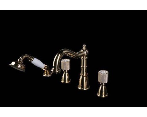 Boheme Royal Cristal Смеситель врезной, цвет: золото глянцевое 395-Royal/CRST