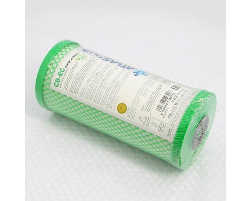 Картридж Atlas Filtri BIG 10" 10 мкм прессов. уголь, защитный бактер. слой (CB-EC CYST) SX Картридж Atlas Filtri BIG 10" 10 мкм прессов. уголь, защитный бактер. слой (CB-EC CYST) SX