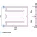 Сунержа High-Tech Полотенцесушитель водяной 65x50h, цвет: без покрытия 00-0052-5065
