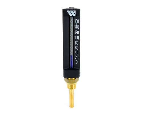 Термометр спиртовой MTG прямой WATTS Ind 1/2" 160°C гильза 63мм