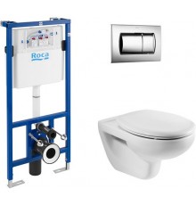 893100010 ПЭК Mateo подвесной унитаз+инсталляция+кнопка+сид(микролифт) 893100010