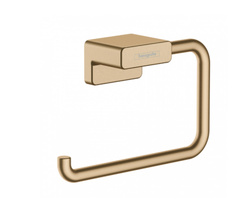 Бумагодержатель, Hansgrohe, AddStoris, шгв 141-40-77, цвет-шлифованная бронза
