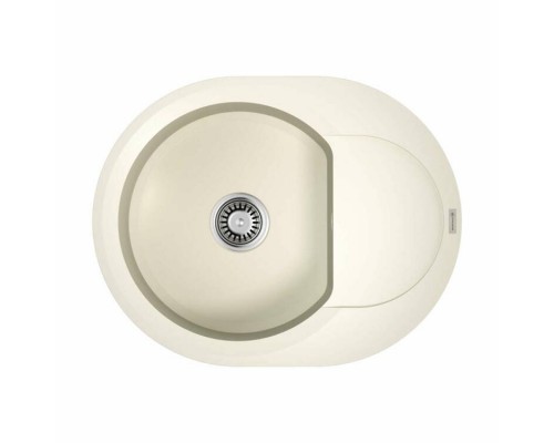 Мойка, OMOIKIRI, Sakaime, шгв 600-470-220, отверстия для смесителя-2 промаркированных, цвет-белый
