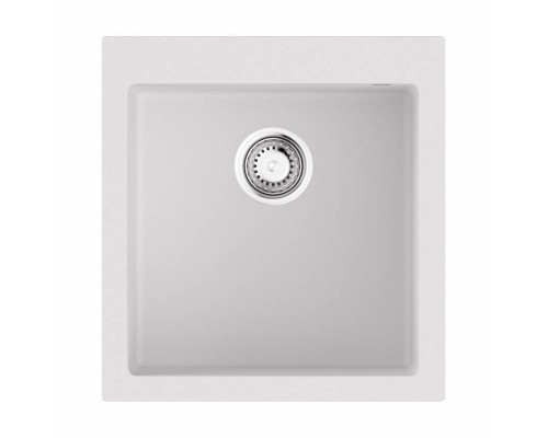 Мойка, OMOIKIRI, Bosen, шгв 500-470-220, отверстия для смесителя-3 промаркированных, чаши-1, цвет-белый