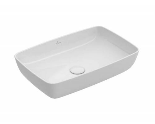 Раковина, Villeroy&Boch, Artis, шгв 580-380-125, отверстия для смесителя-отсутствуют, CeramicPlus, цвет-альпийский белый Раковина, Villeroy&Boch, Artis, шгв 580-380-125, отверстия для смесителя-отсутствуют, CeramicPlus, цвет-альпийский белый