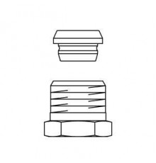 Присоединительный набор, Н ЕК, 1/2, 15, латунь, нажимной винт-никелированный, уплотнение-металлическое (ст.арт.1027155)