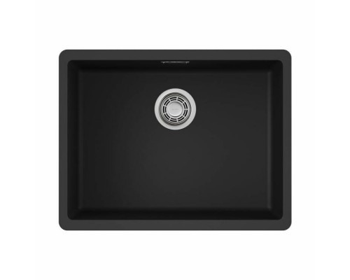 Мойка, OMOIKIRI, Kata, шгв 540-420-220, отверстия для смесителя-отсутствуют, цвет-чёрный