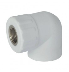 Угольник PP-R бел комб Дн20х1/2" ВР РосТурПласт 10790