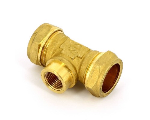 Тройник обжим-В TIEMME 28х1/2"х28