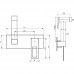 Boheme Q Гигиенический душ 22x6,5x23h см, цвет: chrome 147-CRCR