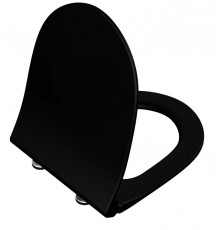 120-483-009 Sento тонкое дюропластовое сиденье микролифт, цвет Матовый черный 120-483-009