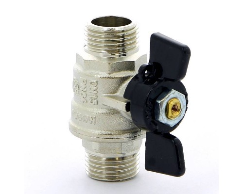 Кран шаровой Oregon Bugatti НН бабочка 1/2" серия 327 полный проход