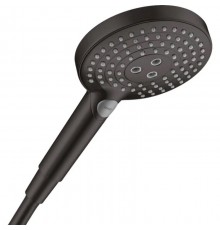 Ручной душ, Hansgrohe, Raindance Select S, 120, цвет-черный матовый