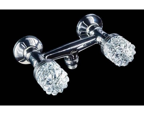Boheme Crystal Смеситель для душа, двуручковый, цвет: хром глянцевый 274-CRST