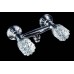 Boheme Crystal Смеситель для душа, двуручковый, цвет: хром глянцевый 274-CRST