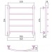 Стилье Версия-Н2 Полотенцесушитель водяной 50x60h, цвет без покрытия 00622-6050