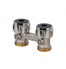 Узел, Multiflex R ZB, прямой H-образный, 3/4, 3/4, Н ЕК-НГ ЕК, никелированный