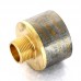 Переходник круглый НВ Viega 3/4" x 11/2" бронза