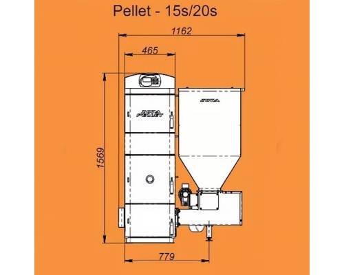 Котел пеллетныйZOTA Pellet 15_S Котел пеллетныйZOTA Pellet 15_S