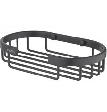 AQ4956MB мыльница решетка, матовый черный AQ4956MB