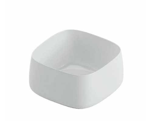 Раковина, Artceram, Cognac, шгв 430-430-220, отверстия для смесителя-1, Saniglaze, цвет-Glossy White