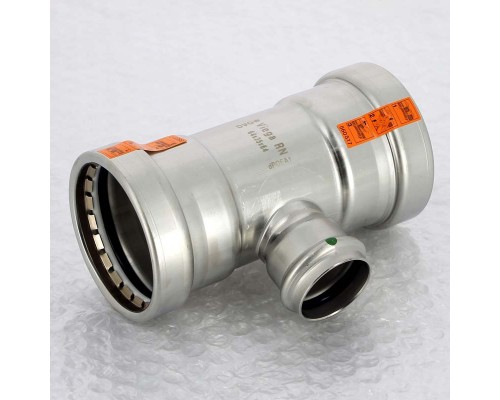 Тройник пресс нержавеющая сталь Sanpress Inox VIEGA 64x35x64