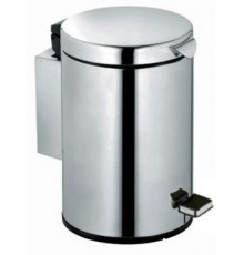 14977010000 PLAN Ведро для мусора настенное, 3л, хром (с эффектом полированной нержавеющей стали) 14977010000